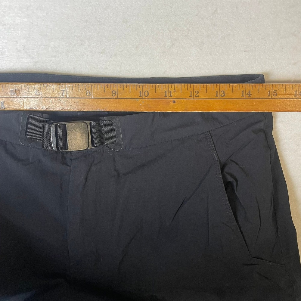 Arcteryx Womens Black Capris Hiking Pants Size 4 Zip Pockets Belted - Picture 6 of 10